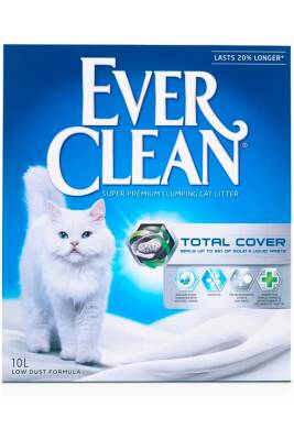 Total Cover Ekstra Güçlü Topaklanan Kedi Kumu Hijyen Plus Formül 10 L - 1